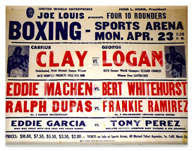 Cassius Clay Logan Poster